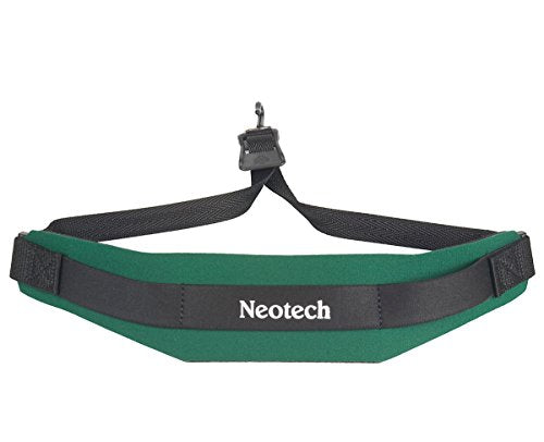 Neotech Regular Soft Strap with Plastic Covered Metal Hook - Green