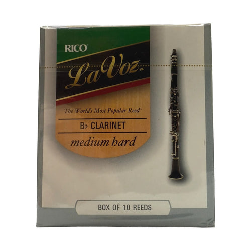 Rico LaVoz Bb Clarinet Reeds 10-Pack Medium Hard