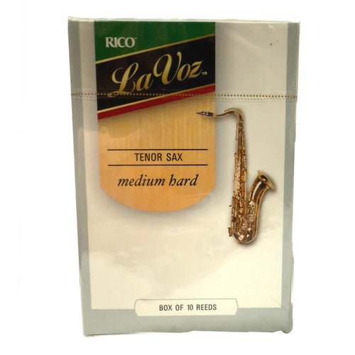 Rico LaVoz Tenor Saxophone Reeds 10-Pack Medium Hard