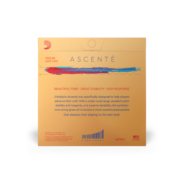D'Addario Ascente Violin String Set 1/2 Scale