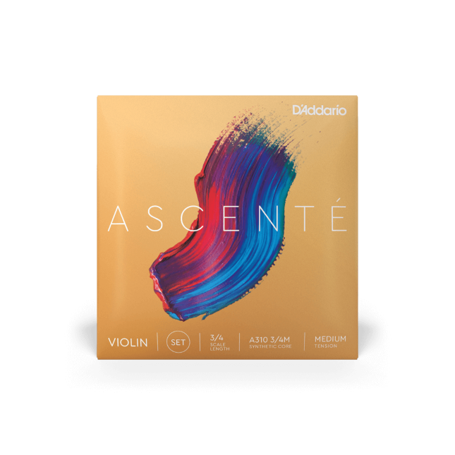 D'Addario Ascente Violin String Set 3/4 Scale