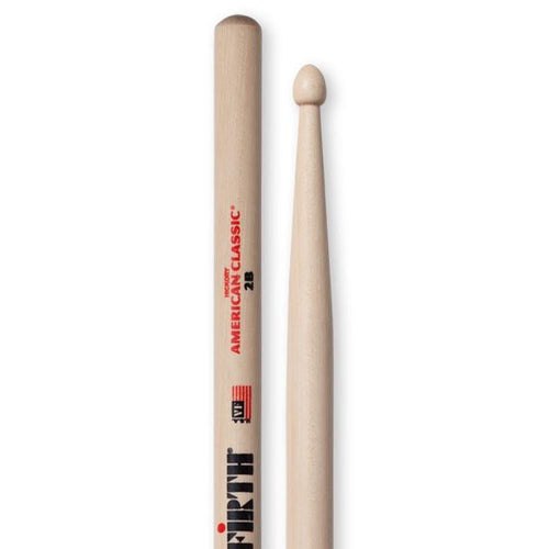 Vic Firth 2B Wood Tip Drumsticks