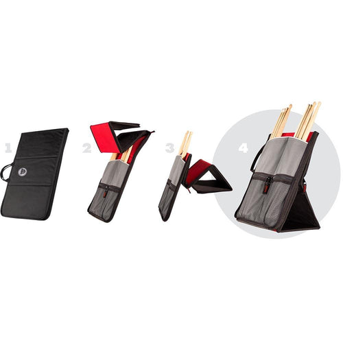 Sabian Stick Flip Bag - Black with Red