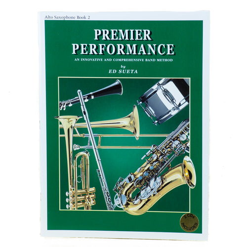 Premier Performance Alto Saxophone Book 2 With CD