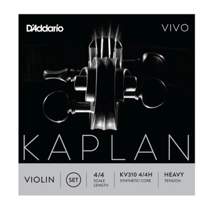 Daddario Kaplan Vivo Violin Set 4/4 Heavy Tension