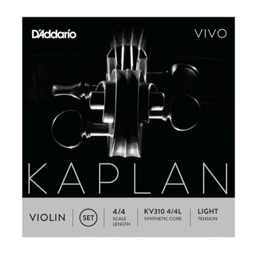 Daddario Kaplan Vivo Violin Set 4/4 Light Tension