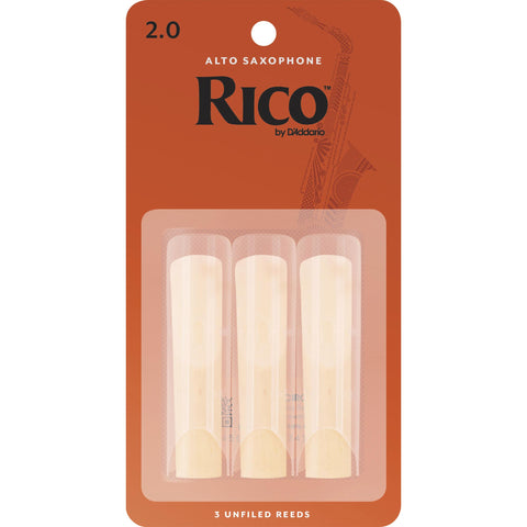 Rico by D'addario Tenor Saxophone Reeds (3 Pack)