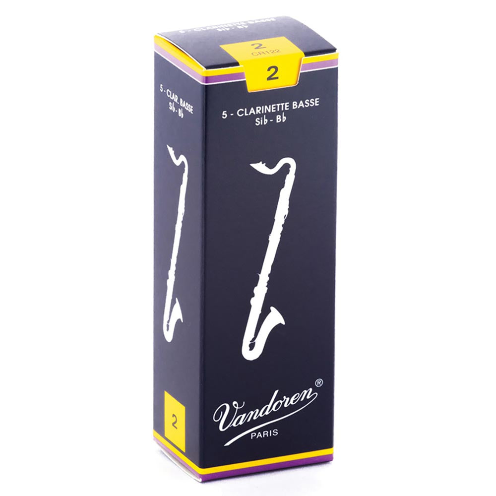 Vandoren Traditional Bass Clarinet Reeds (5 Pack)